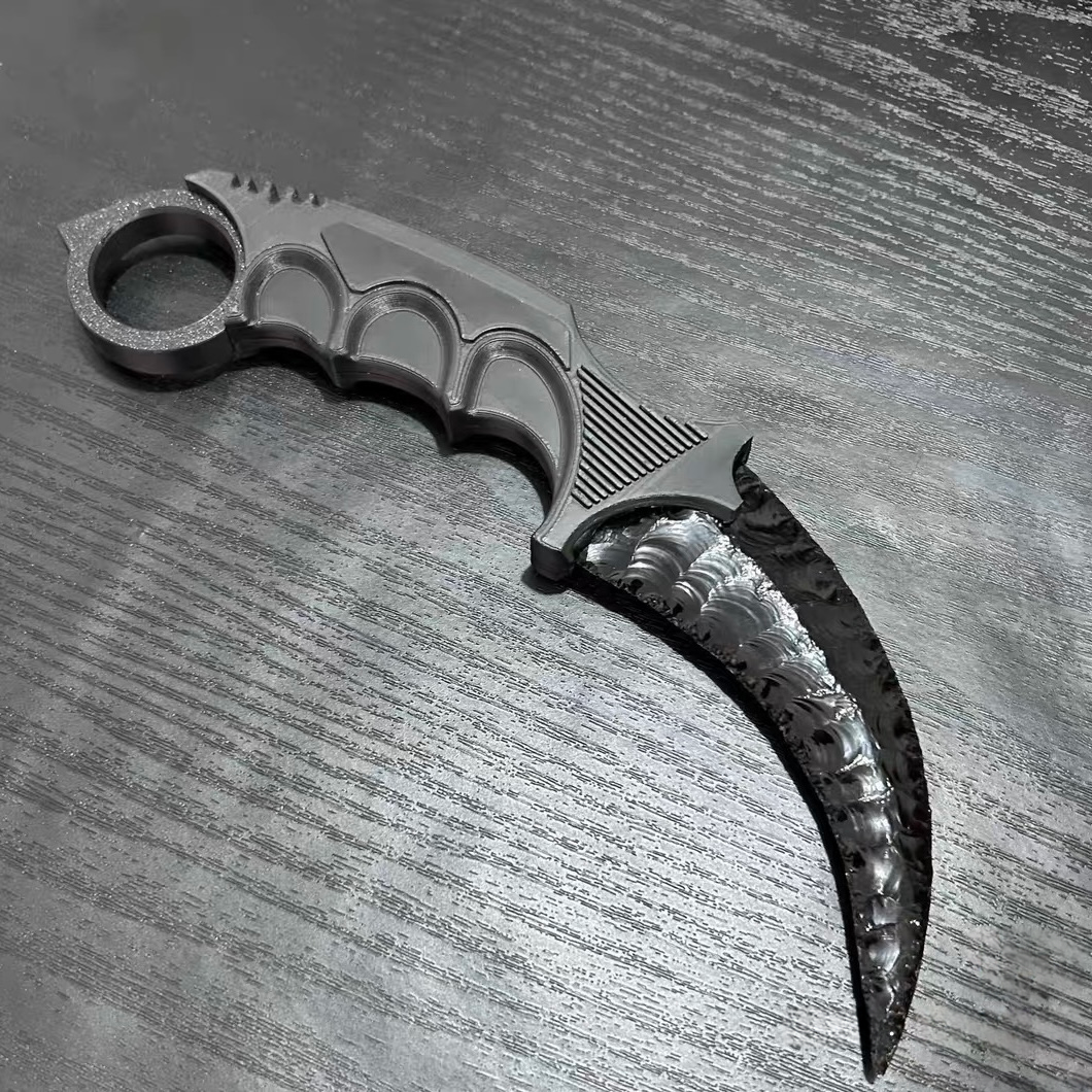 The Shadow Spirit | Black Obsidian Curved Sculpture