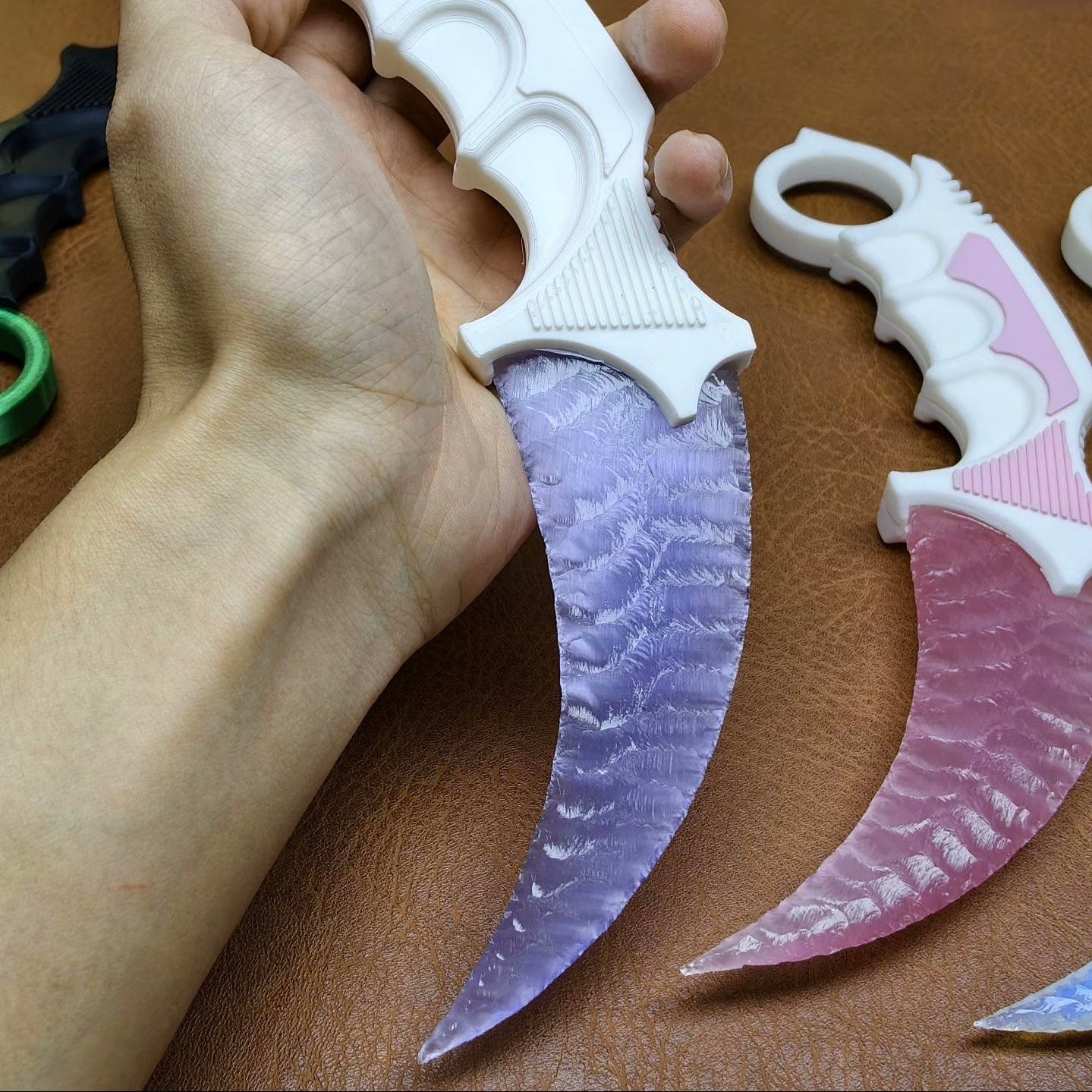 The Mystic Haze | Lilac Purple Curved Art