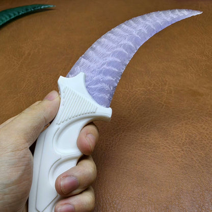 The Mystic Haze | Lilac Purple Curved Art