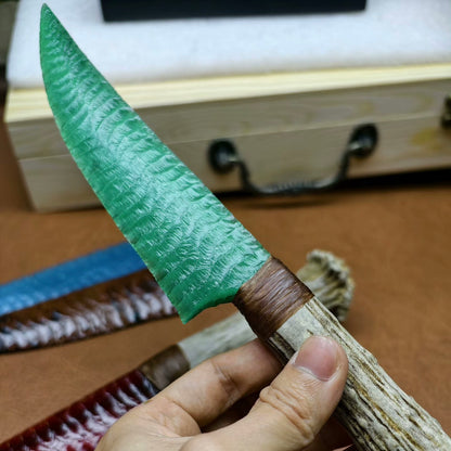 The Forest Whisper | Hand-Knapped Emerald Stone