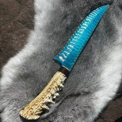 The Glacial Shard | Hand-Knapped Sapphire Blue Crystal