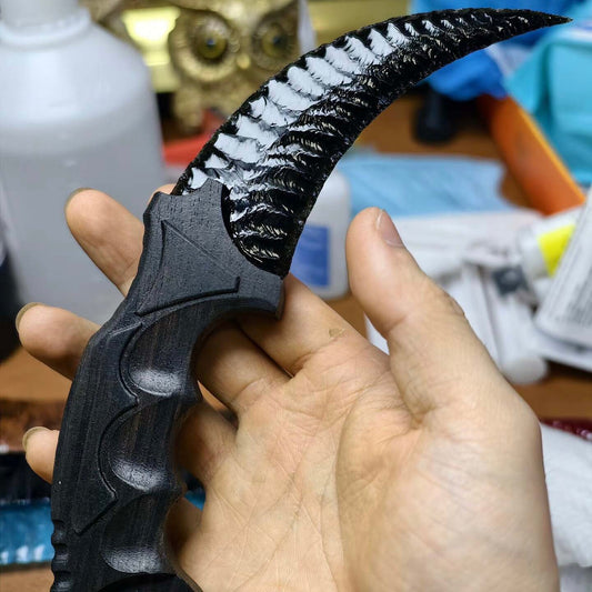 The Shadow Spirit | Black Obsidian Curved Sculpture