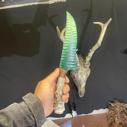 The Forest Whisper | Hand-Knapped Emerald Stone