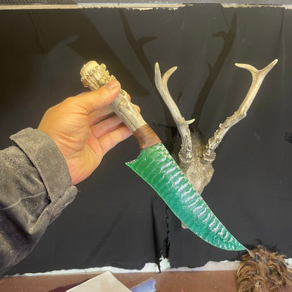 The Forest Whisper | Hand-Knapped Emerald Stone