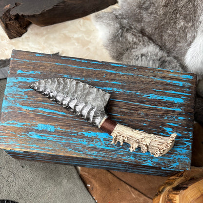 The Silver Wolf Bite | Mini Antler Artifact
