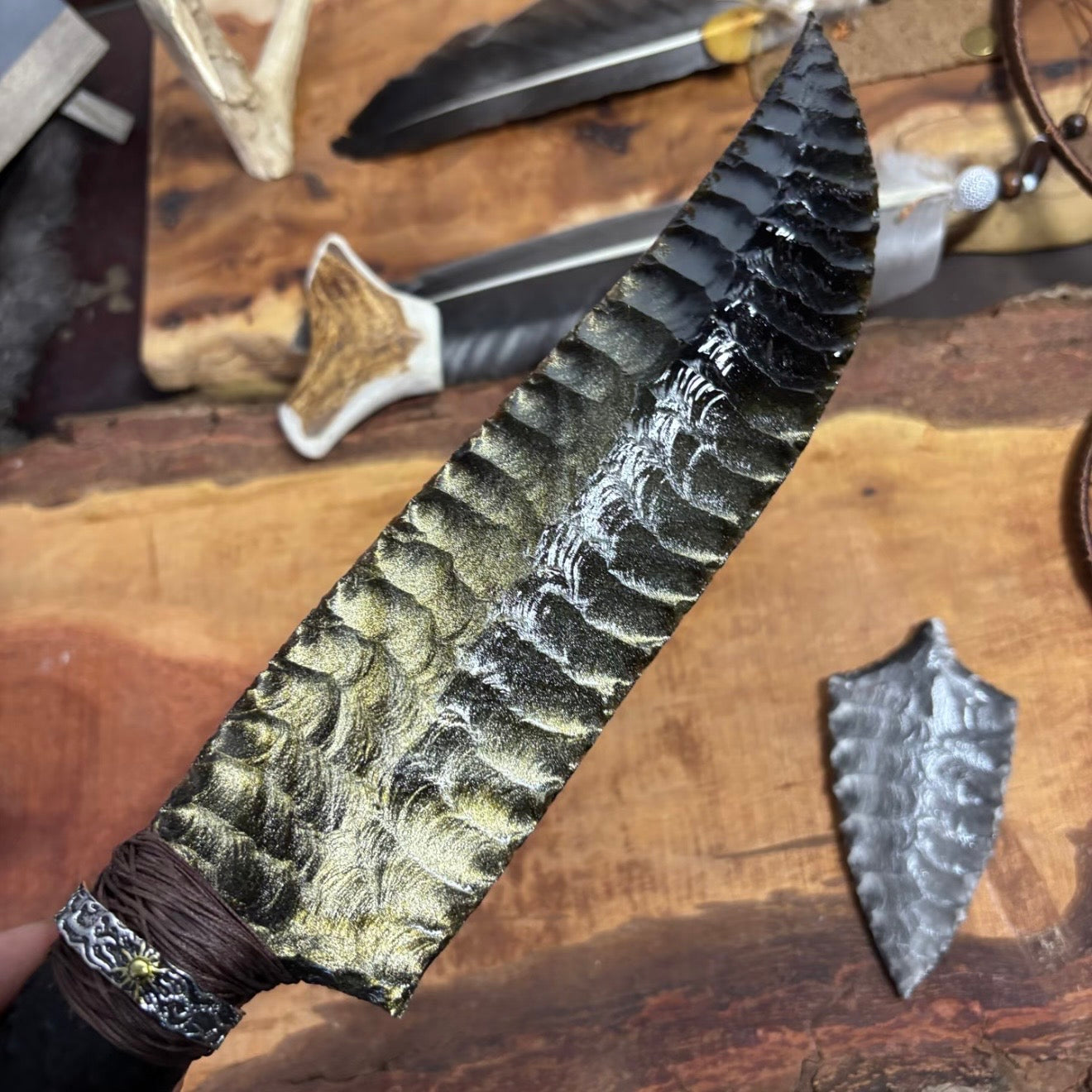 The Sovereign's Gold | Hand-Knapped Golden Artifact