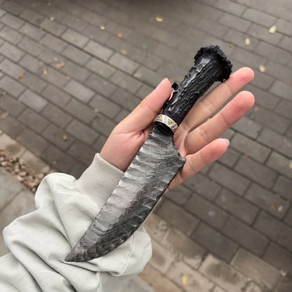 The Quicksilver Phantom | Hand-Knapped Silver Obsidian Artifact